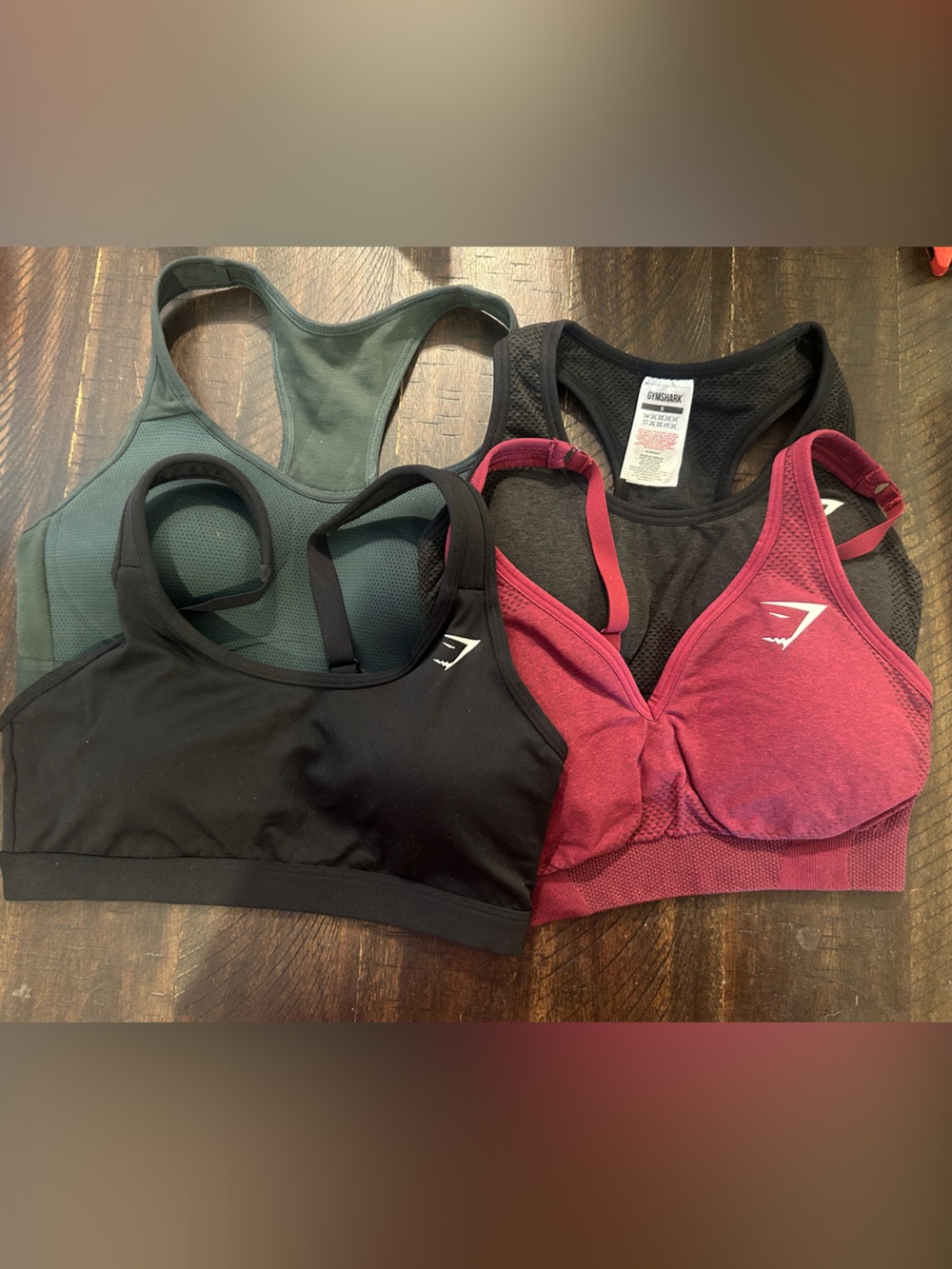 Gymshark sports bras. Bundle of 4